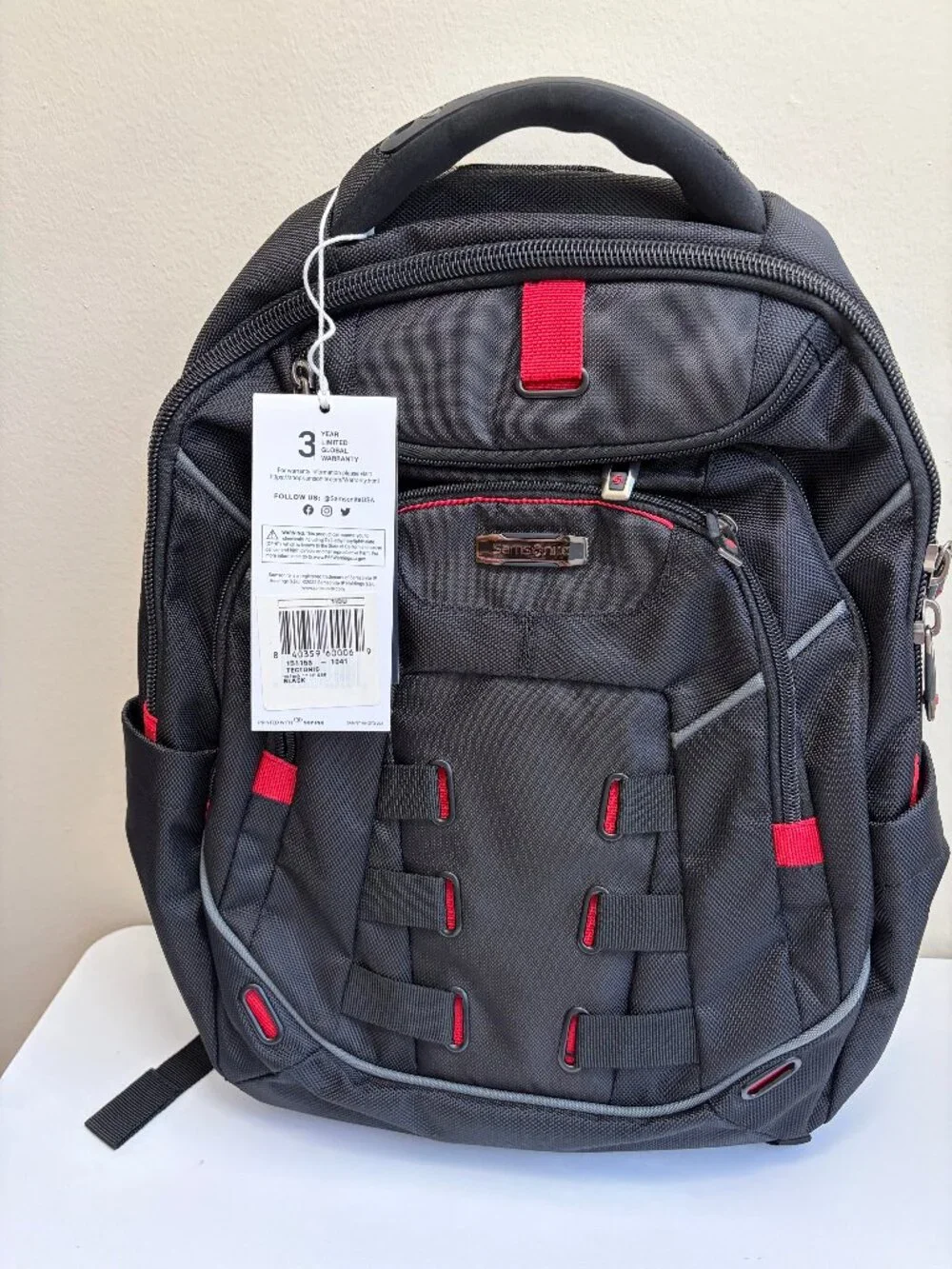 Samsonite Tectonic Nutech Backpack, new with tag, Travel/Work